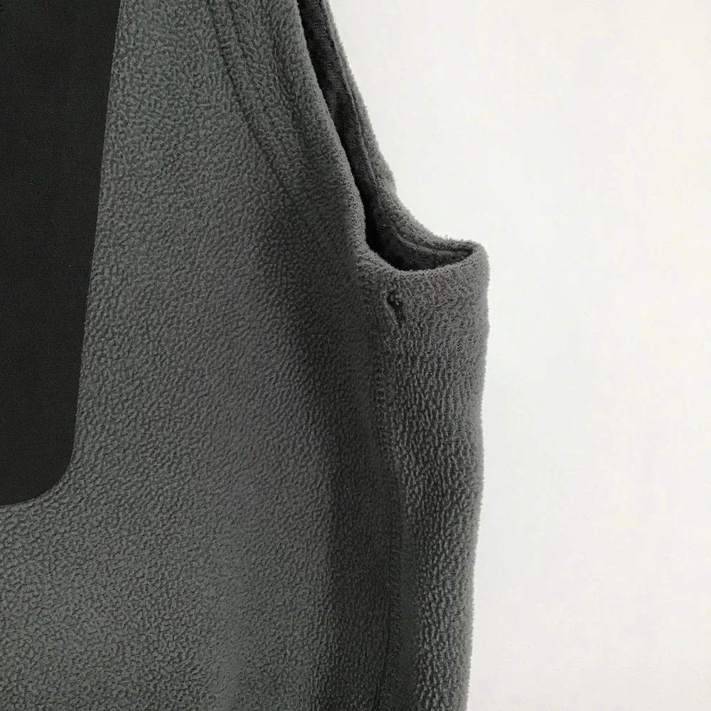 Marmot Men’s Polartec Fleece Full Zip-Up Vest W/Zip Pockets Charcoal Size Medium